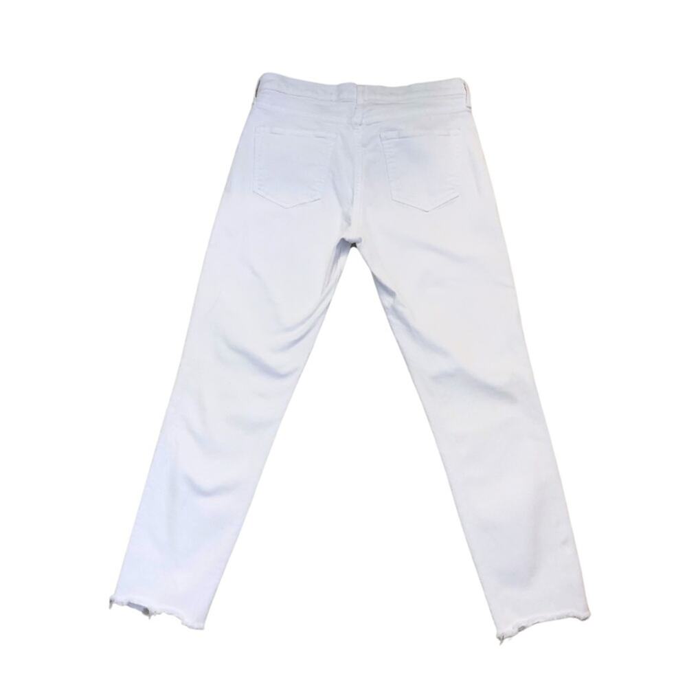 Gap White Wash True Skinny Jeans Size 29 Stretch Fitted Denim Coastal Summer - Picture 6 of 9